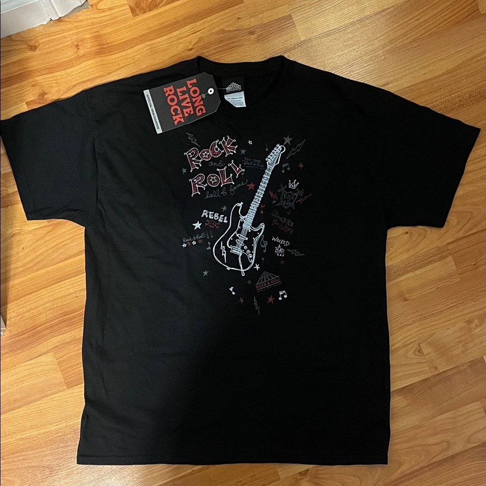 Rock & Roll Hall of Fame - Black Graphic T-Shirt - NWT